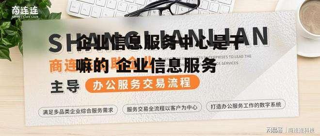 企业信息服务中心是干嘛的 企业信息服务